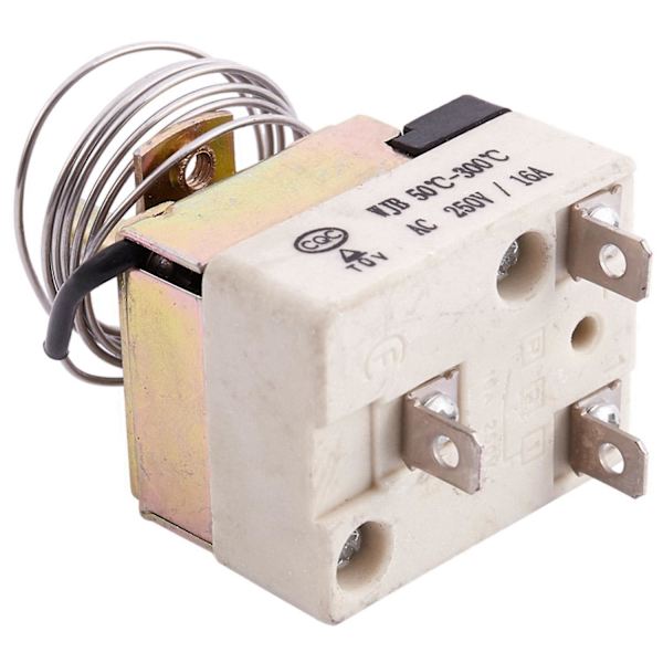 Ac 16a 250v 50 Til 300 Celsius Grader 3 Pin Nc Kapillær Termostat For Elektrisk Ovn