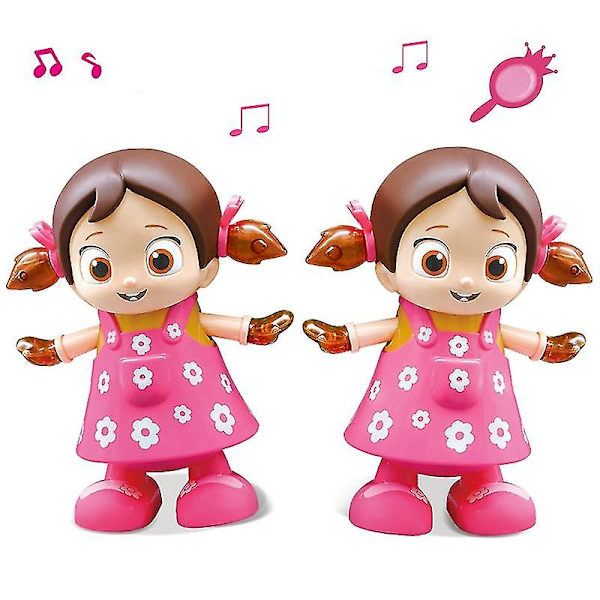 Elektriska gående dansande sjungande babydockor leksaker flickor docka ljus musik baby reborn dockor för baby leksaker