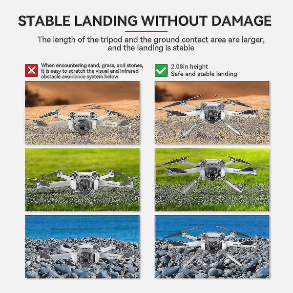 On Water Landing Skid Float Kit -laajennus Mini 3 Pro Drone -vesilaskutelineen koulutusvarusteisiin