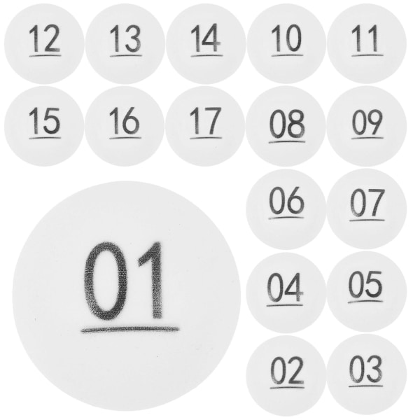 50 kpl numeroloton pallot aktiviteettiloton pallot viihdearpajaiset arvontapallojen juhlapallopelit White 4.00X4.00X4.00CM