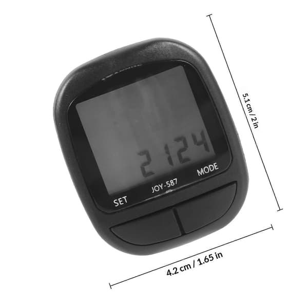 Speedometer Stopur Præcis Stopursmåler til 1 stk. Cykel Sort