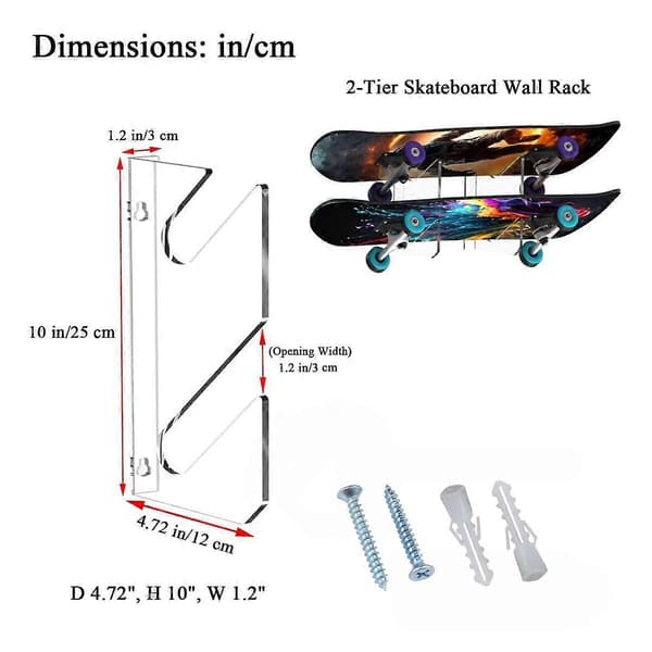 1 par skateboardställ för skidbräda skateboard däck skateboardställ