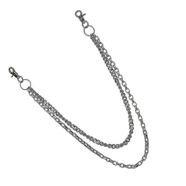 Bukser Chain Pocket Chain Stilig Dobbel Strip Bukser Chain Jeans Pant Chain Accessory For Men (
