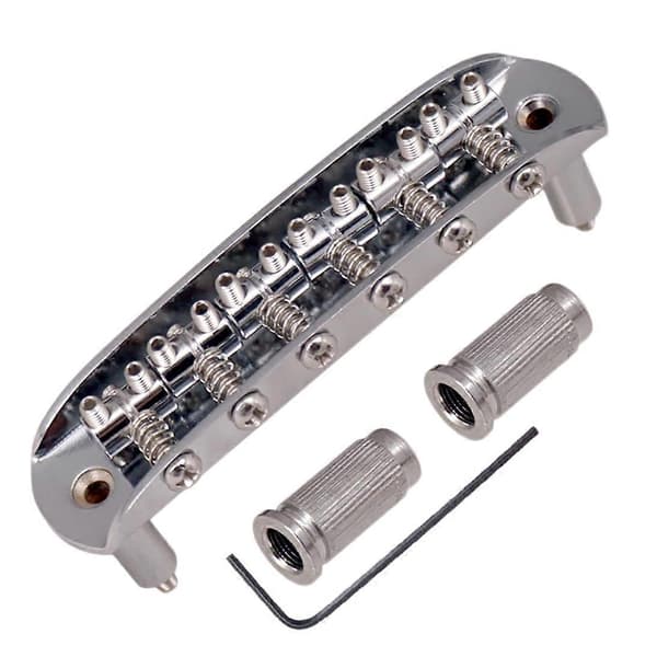 Gitarr Sadel Stall Zinklegering för Jazzmaster, Silver 19 zinc alloy