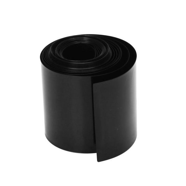 70mm / 44mm PVC krympslang 5m För Pack Black