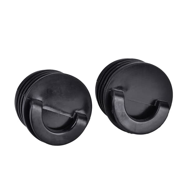 4-pack Boat Canoe Kayak Scupper Plug Drain Hole Stopper Accessories Black