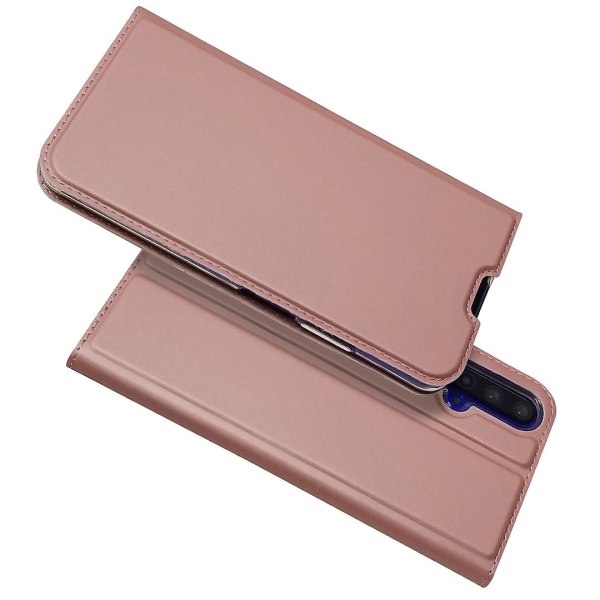 Magnetisk adsorptionslædertaske til Huawei Honor 20S/Honor 20/nova 5T i Thailand Pink gold Style B Huawei Honor 20