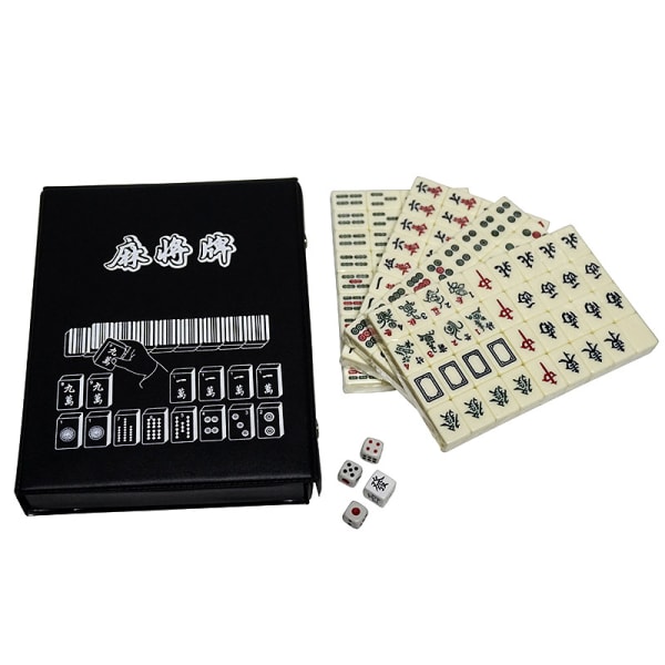 144 Kakel Mah-Jong Sæt Mahjong Party Gambling Spil