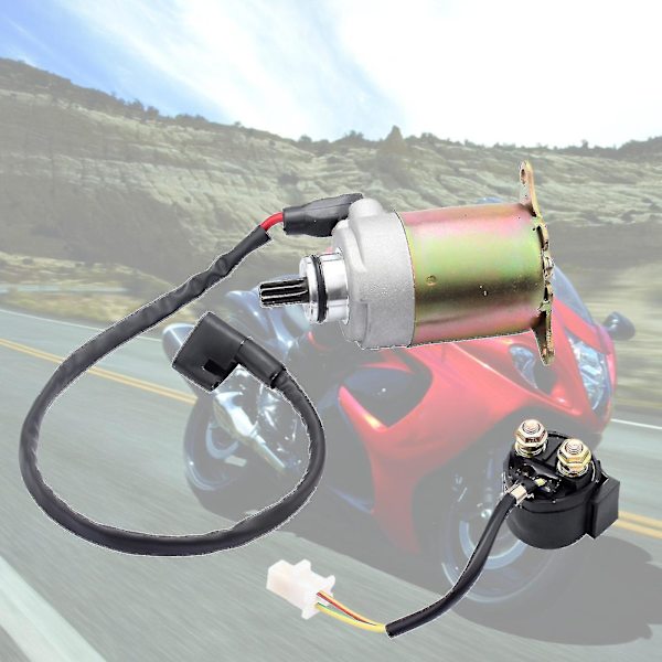 Startmotor för Scooter Gy6 150cc Go Karts 125cc Atv Moped Quad 4 Wheeler