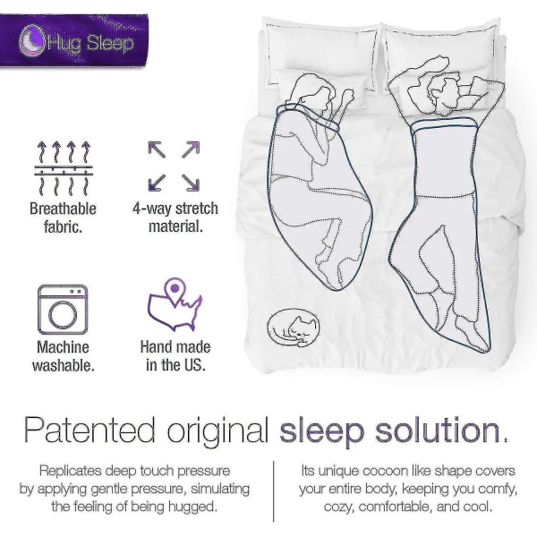 Klem Søvn, Sleep Pod Move-teppe for menn, kvinner, tenåringer og barn s