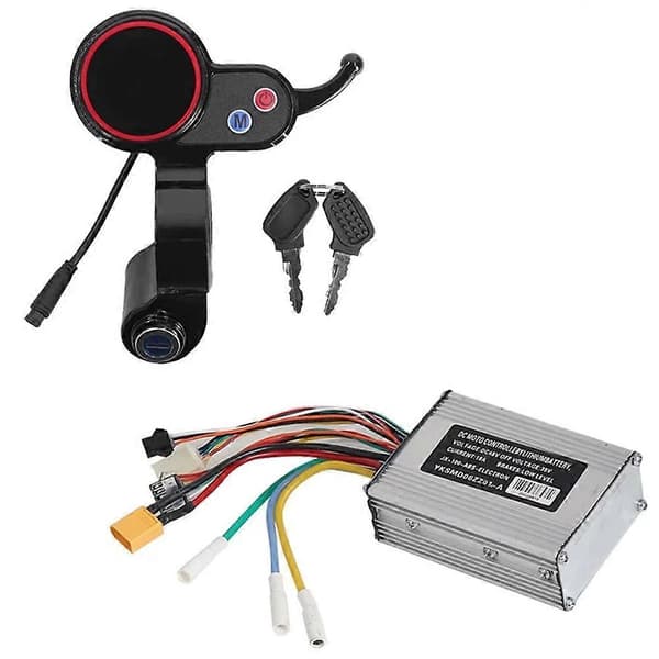 Til Hitway H5 Kickscooter 6 Pin LCD Display Controller Låsende Elektrisk Løbehjul Instrument Dashboard Udskiftningsdele