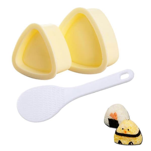 3 stk/sett Trekantform Onigiri Form DIY Sushi Risball Barn Tilbehør Hjem