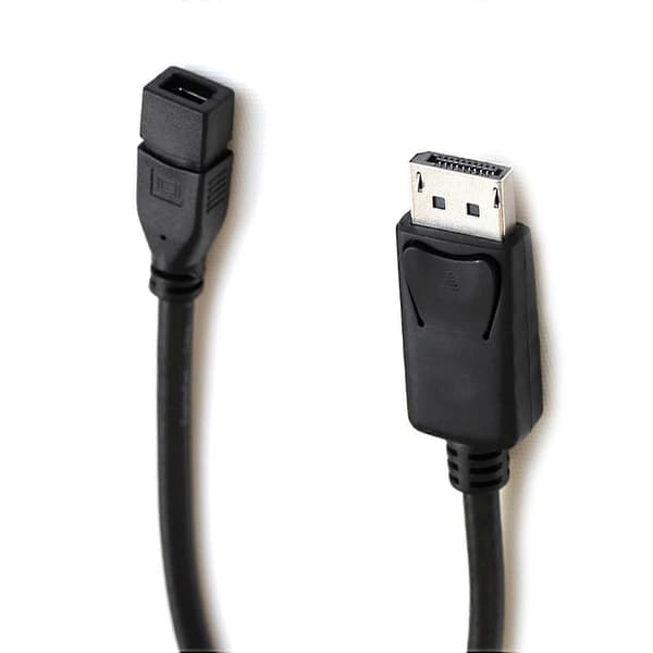 Bærbar Mini DisplayPort til Thunderbolt 2 Han til Hun DP Konverter Adapter