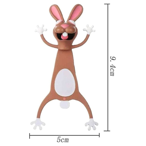 Pxcl-kirjanmerkki, 3D-eläinten kirjanmerkki, eläinten kirjanmerkit, söpö kirjanmerkki, toimisto- ja koulukirjasto, hauska lahja lapsille ja opiskelijoille