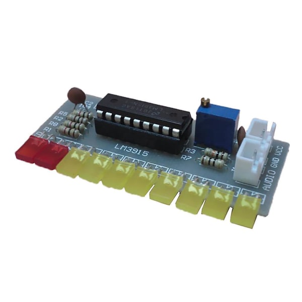 Lm3915 Audio Level Indicator Diy Kit Modul Elektronisk Suite Dc9v-12v Multi