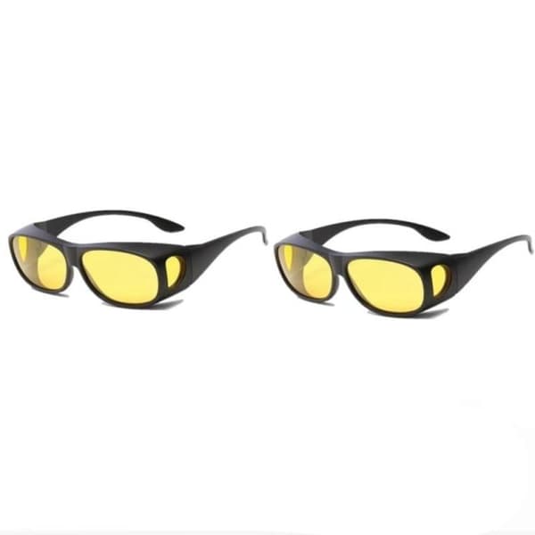 2 kpl yöajolasit LHD-autoiluun – pimeäajoon, musta