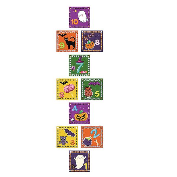 1 Sæt Indendørs Børneværelse Interessant Spil Gulv Hopscotch Stickers