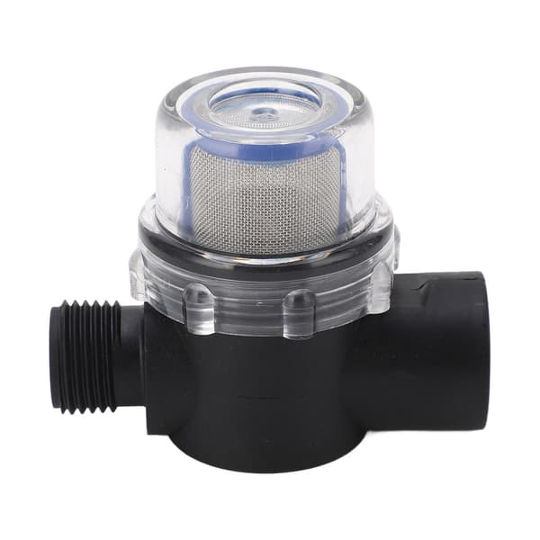 1/2in-14 indvendigt gevind inline filter 50 mesh skærm Plastkonstruktion Vandfilter til rørledning 0.6