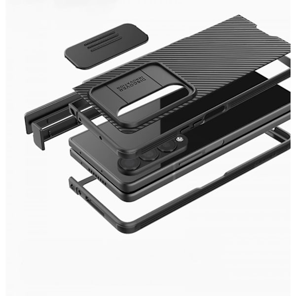 Til Samsung Galaxy Z Fold 4 Etui Med Slide Kamera Cover