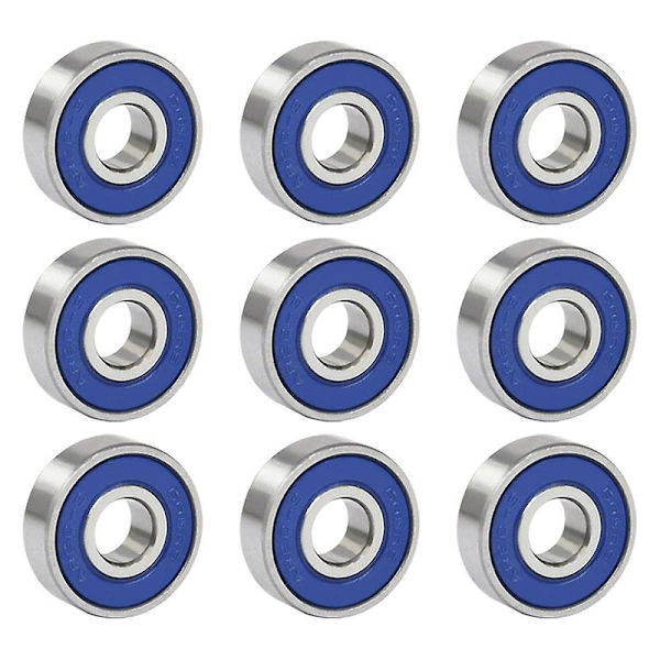 16 stk. Professionelle friktionsfri Abec 9 Skateboard Roller Wheels Højpræcisionsaksler Lejer Stål