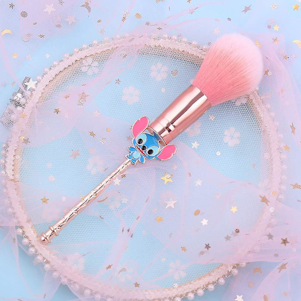 Interstellar Baby Makeup Børstesæt - 5 stk. kreative Stitch-tema kosmetiske børstesæt, Premium syntetiske foundation øjenskygge børstesæt bedste