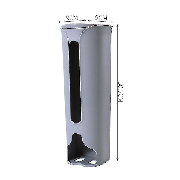 Plastikposeholder Kit - Opbevaring og Dispenser til Genbrug af Plastikposer