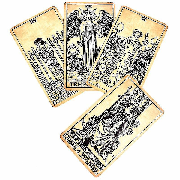 Den Nye Tarot-samling Kort Klassiske Brætspil Fantasifulde Orakels Spådom Bordspil Med Pdf Guidebook45pcs Ts123