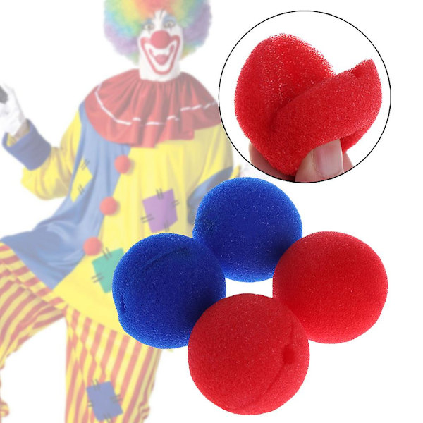 10 stk svampkule klovnenese for jul Halloween kostymefestdekorasjon