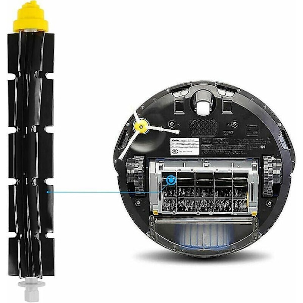 Tarvikepaketti iRobot Roomba 600 -sarjalle 671 692 694 697 698 650 651 660 690 - Harja, harja, suodatin, rulla, vaihto-osat