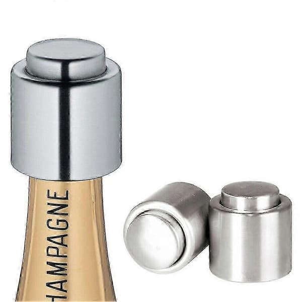 Flaskestopper i rustfritt stål Champagneflaskestopper Gave Glad H