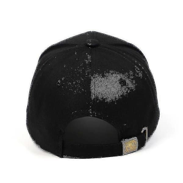 Stranger Things Baseball Cap Stranger Things Monogrammi Kirjailtu Ulkoilu Urheilu Lippis - väri: musta