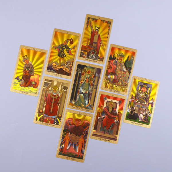 Explore The Mystical World Of Tarot Gold Foil Tarot