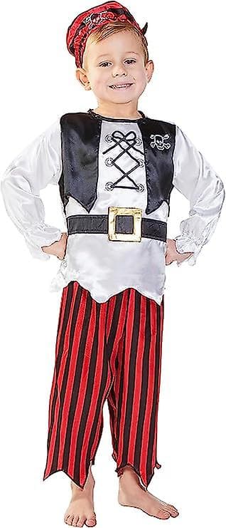 Ragget piratkostume til børn 883619s Small