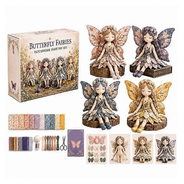 Fairy Patchworks Diy Collection Sjov Blomster-Fe Syhåndværkssæt