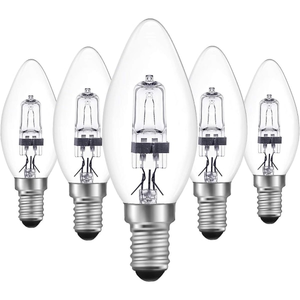 Pack E14 18w halogenlampor Dimbar Varmvit 2700k Dimbar C35 Ljuslampor Liten skruv (ses) Edison Bulb Fixture 3-5w Led-lampor För H420 Cha