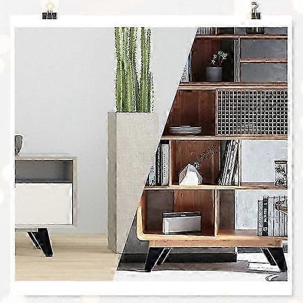 4 x 9CM Sorte Bordben - Møbler, Sofaer - Velegnet til Skabe