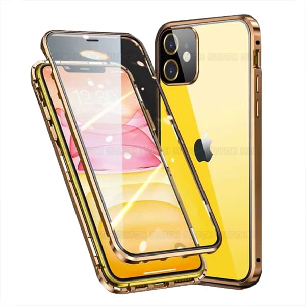 TG iPhone 12 Mini - Stilfuldt Slankt Magnetisk Dobbeltskal Blå