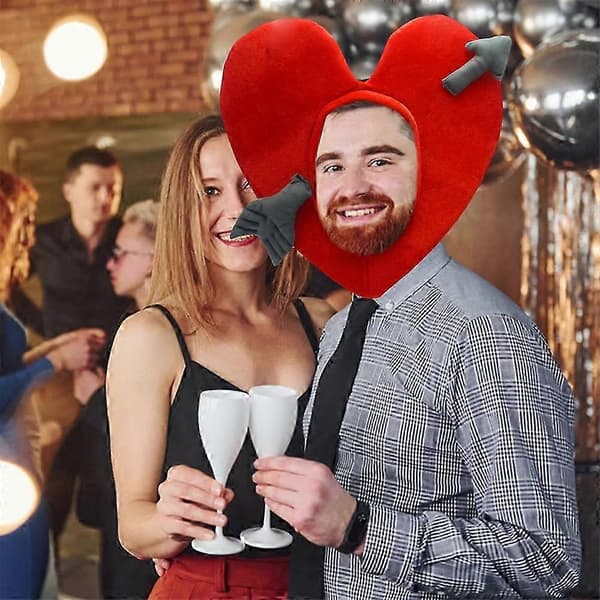 Hjertehat kostume, Valentinsdag kostume tilbehør
