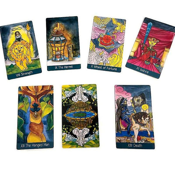 12x7 cm Reverse Scale Tarot Deck Card Game
