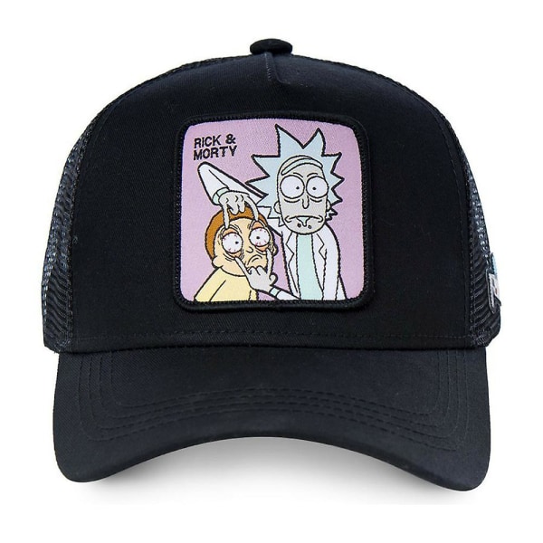 Rick And Morty Baseball Cap Justerbar Mesh Snapback Hatte