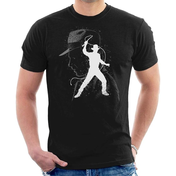 Inking Indiana Jones Voksen T-shirt til mænd, S-3xlsdfjwk6 Black 3XL