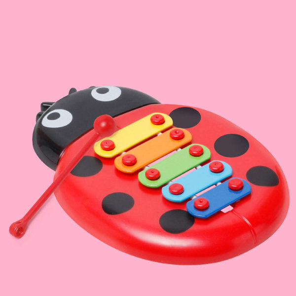 Fargerik Ladybird Baby Kid 8-noters Xylophone Musical Toys Wisdom Development