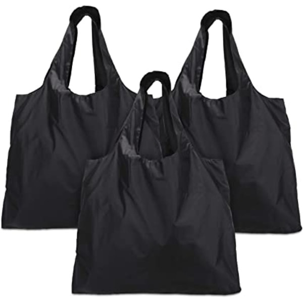 3 återanvändbara shoppingkassar, hopfällbar shoppingkasse