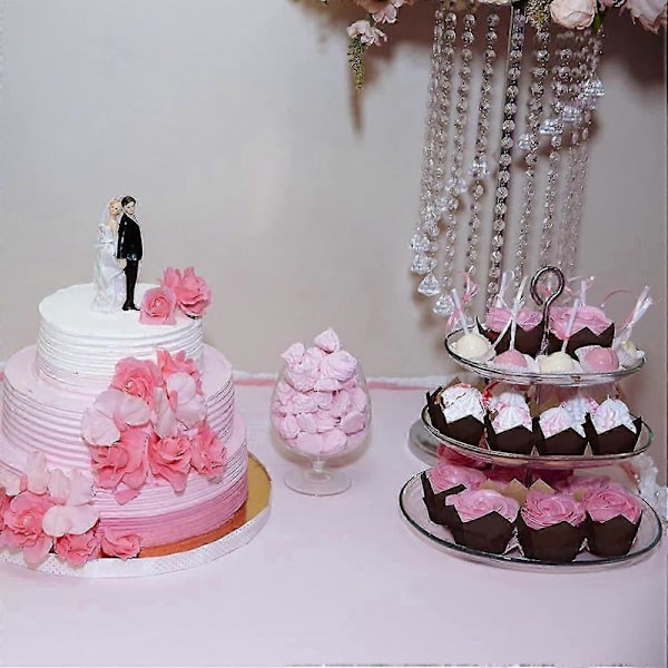 200 stk. tulipanformede cupcake-forme, bageforme, fedttætte muffin-forme, resistente cupcake-wrappers til bryllupper og fødselsdage white