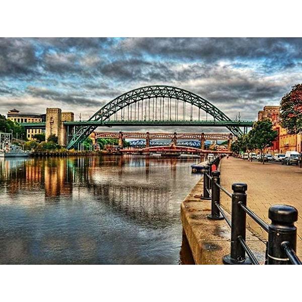 Pussel 300/500/1000 bitar av träpussel Newcastle Upon Tyne Pussel Dekorativt pussel - vuxenpussel - present pedagogiskt pussel 500 Pieces