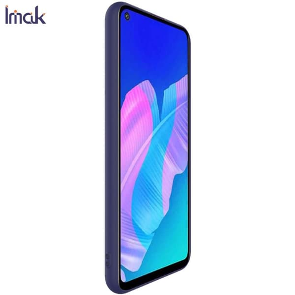 Huawei P40 Lite E - IMAK Matt TPU Cover - Sort Sort Black Svart