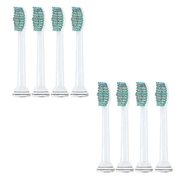 Vaihtohammasharjapää on yhteensopiva Philips Sonicaren kanssa, Hx6015/03, Hx6053/64, 8 harjapäätä (kolmas sukupolvi, 2023-versio) Valkoinen