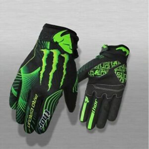 Monster Energy Handskar, The Monster Motorcykelhandskar, Nya Off-road Motorcykel Ridning Cykel Mountainbike Handskar, Fitness Unisex,M