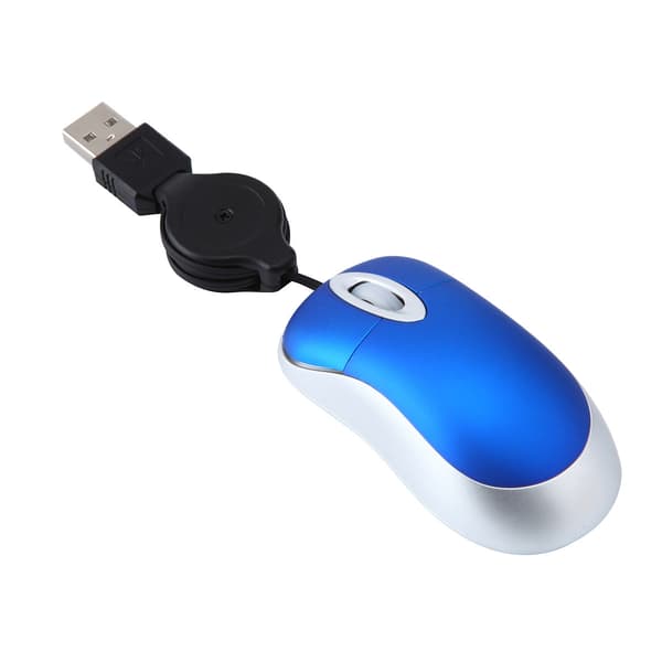 Retraction Cable Mini Mouse Office Home Mouse for Laptop or