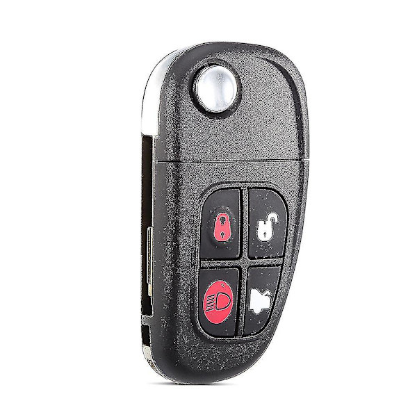 4-knappars fällbar fjärrkontroll 315/433mhz 4d60 chipnyckel för Jaguar X-type S-type 1999-2009 Xf Xj Xe Xjr Fo21 Blade Nhvwb1u241 315Mhz 4D60